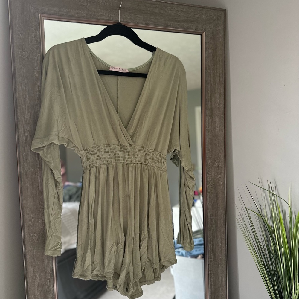 Blue Blush Romper.